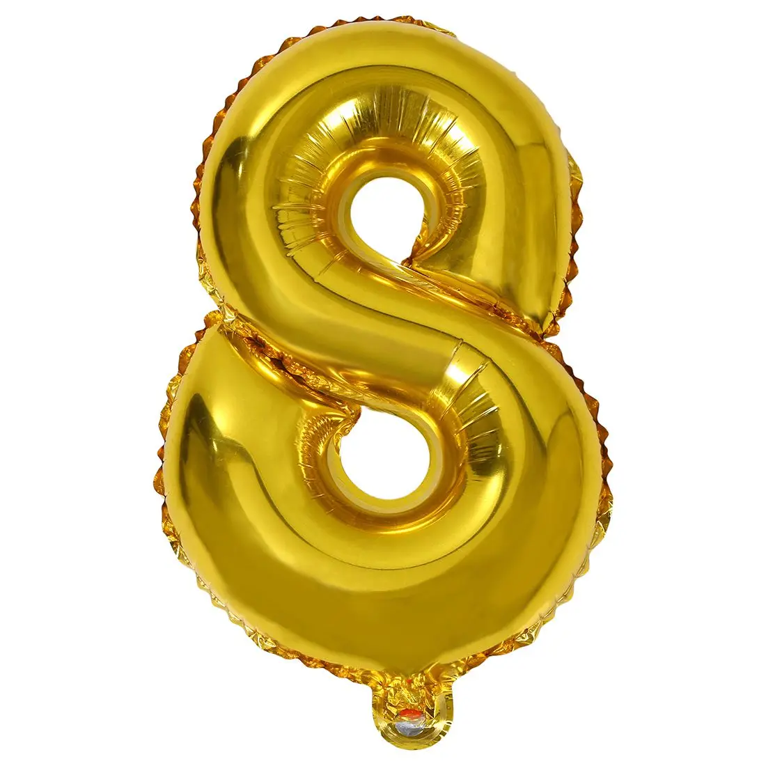 

SOFT-Fashion 16 Inch Silver Foil Number Balloons Birthday Wedding Party Decoration Gold 8