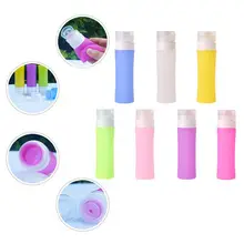 80 мл силиконовая бутылка путешествия косметический Сжимать Пресс упаковка лосьон шампунь для ванной Контейнер Пресс-бутылка Складная эмульсия 40