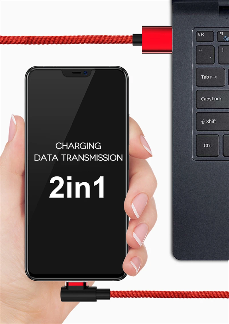 

90 Degree Magnetic Cable Micro USB Type C Fast Charging Phone Micro Usb Type-C Magnet Charger for Samsung Iphone Huawei Xiaomi