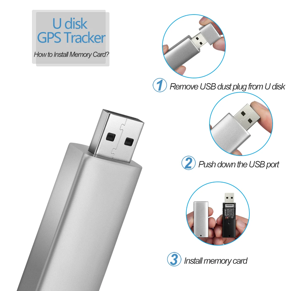  Gf-17 Mini Wifi Gps Tracker 32Gb U-Disk Sound Recording Tracking Device Locator Tracker