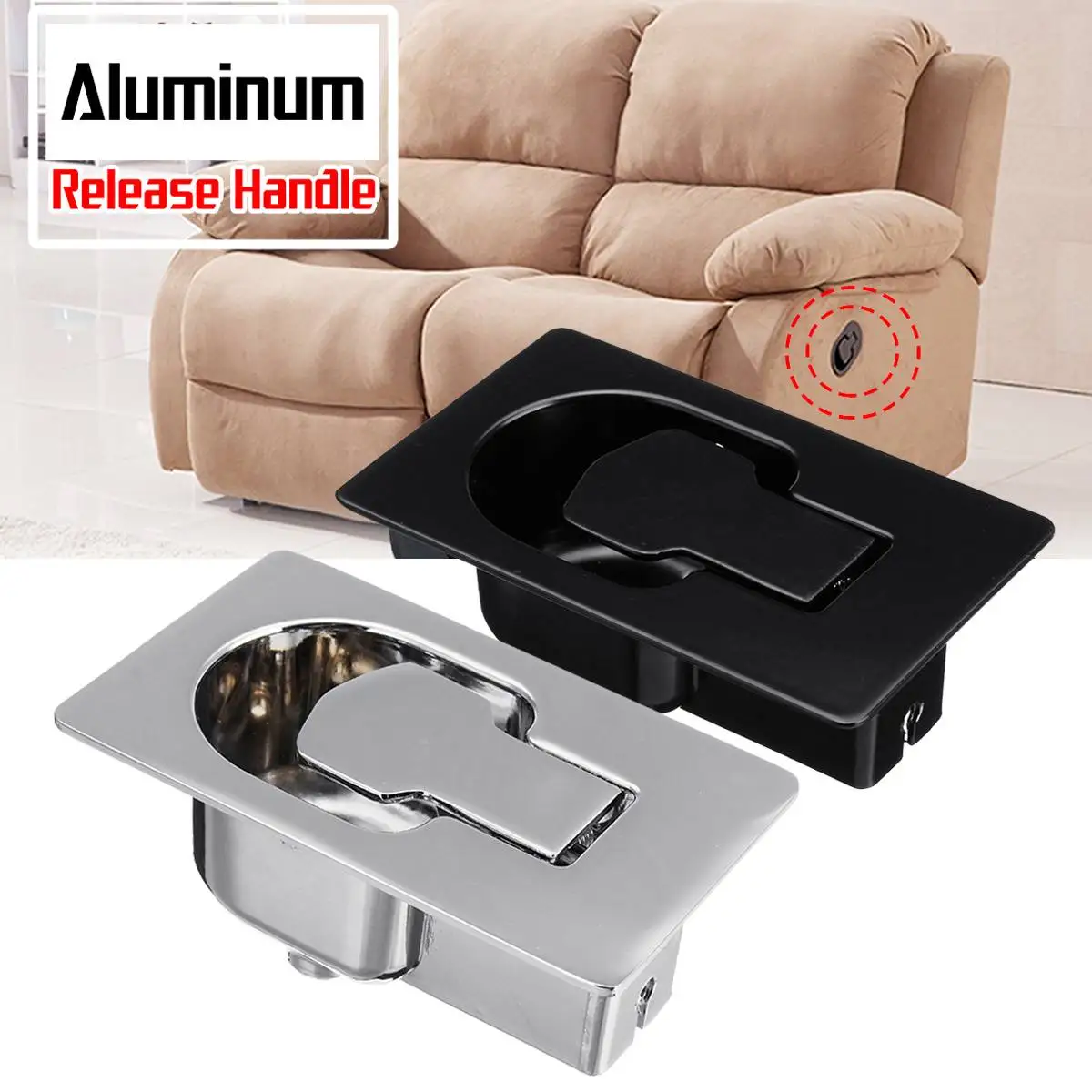 

Aluminum Handle Recliner Chair Sofa Couch Release Lever Trigger Replacement