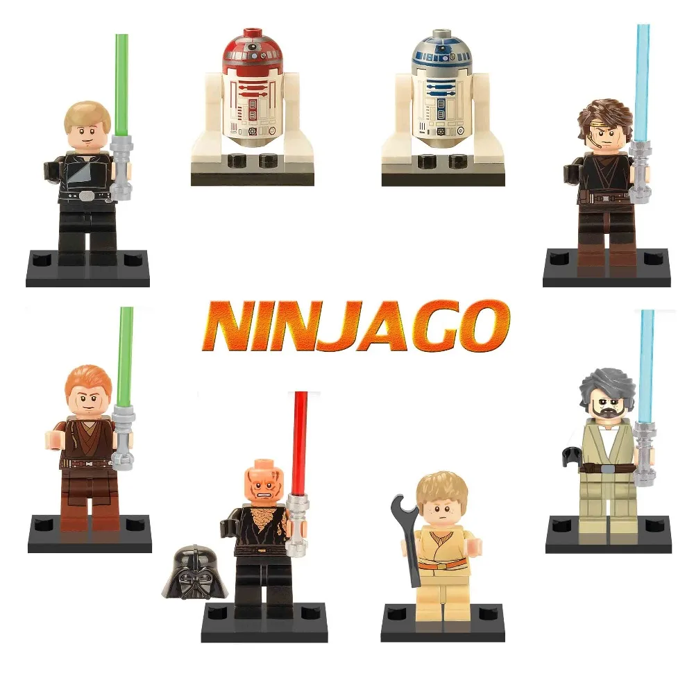 Starwars Star Wars Legoing R4-P17 R2-D2 Anakin Luke Movies Figures Blocks Baby Toys For Children Brick Starwars Starwars Star Wars Legoing R4-P17 R2-D2 Anakin Luke Movies Figures Blocks Baby Toys For Children Brick Starwars