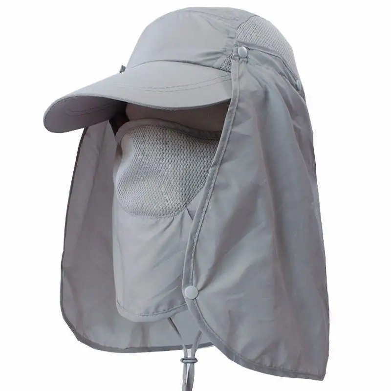 Buy VERTVIE 1PCS Outdoor Hat Men Face Neck Flap Sun