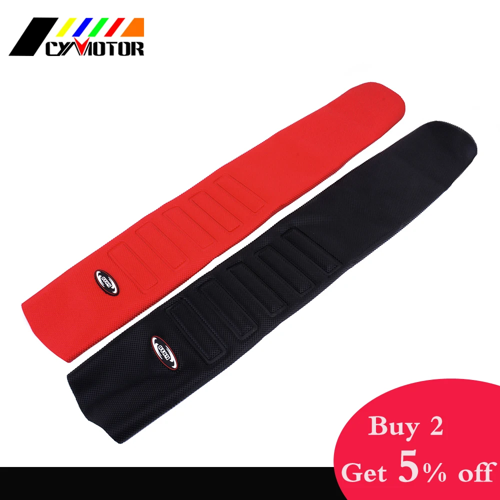 Free Shipping Motorcycle OTOM Leather Gripper Soft Seat Cover For Ktm