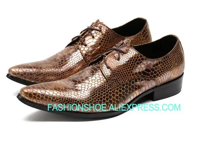

Italian Style Lace Men Dress Shoes Genuine leather Wedding Party Suit Shoes big size euro 46