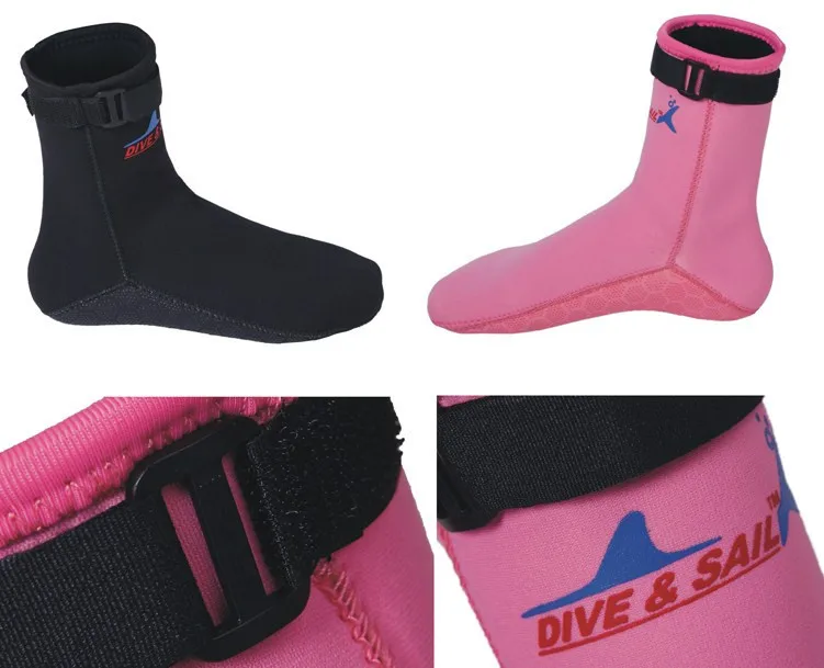 Бесплатная доставка wholesalesale погружные Dive противоскользящие носки для плавания трубка Носки ремень Shut Up 3 мм Тип утолщение