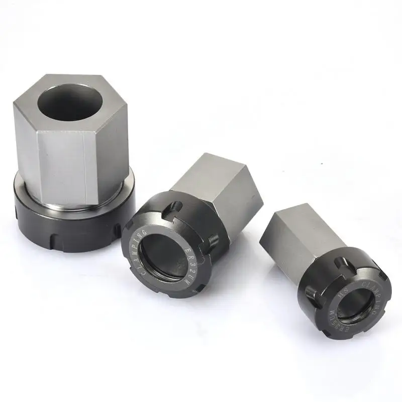 1 шт. ER25/ER32/ER40 жесткая стальная Шестигранная цанга блок держатель для токарного
