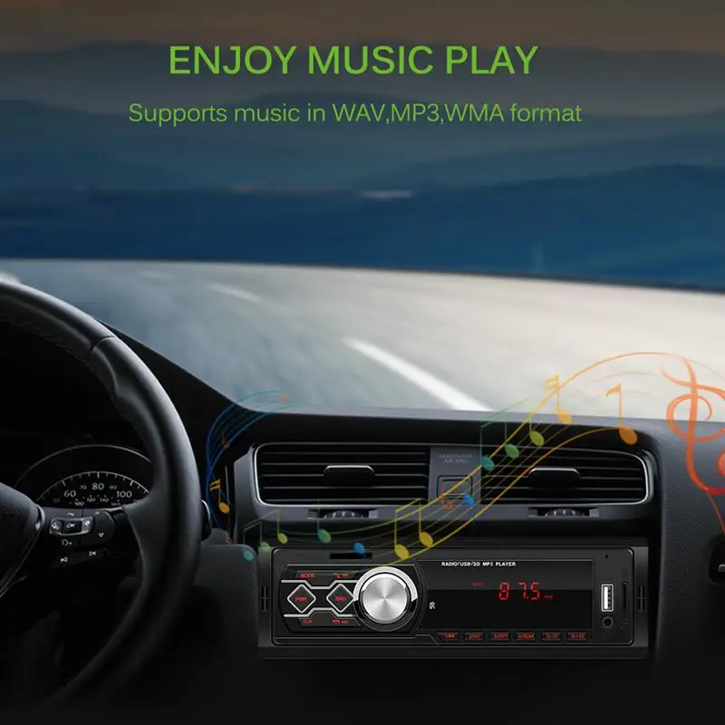 Автомагнитола Onever mp3 плеер стерео USB AUX Классическая автомобильная