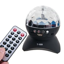 powerful music bluetooth speaker colorful led karaoke lights mini mp3 speakers bass bluetooth portable wireless with fm radio