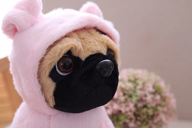 Kawaii 20 см мягкая модель собаки плюшевые куклы Шарпей Мопс Щенок Плюшевые игрушки для животных для детей день рождения Рождественский подарок