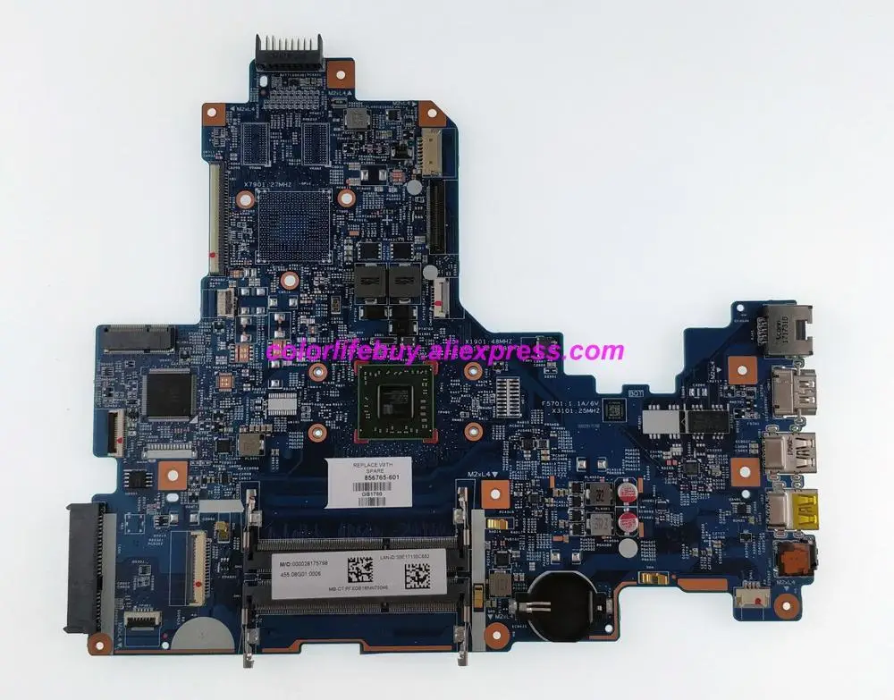 

Genuine 856765-601 856765-001 448.08G03.0011 UMA w A8-7410 cpu Laptop Motherboard for HP NoteBook 17 17-Y 17Z-Y000 Series PC