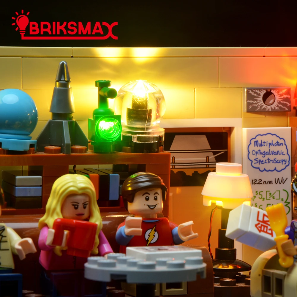 Комплект для светодиодсветильник Ки BriksMax 21302 идей известных ТВ сериалов