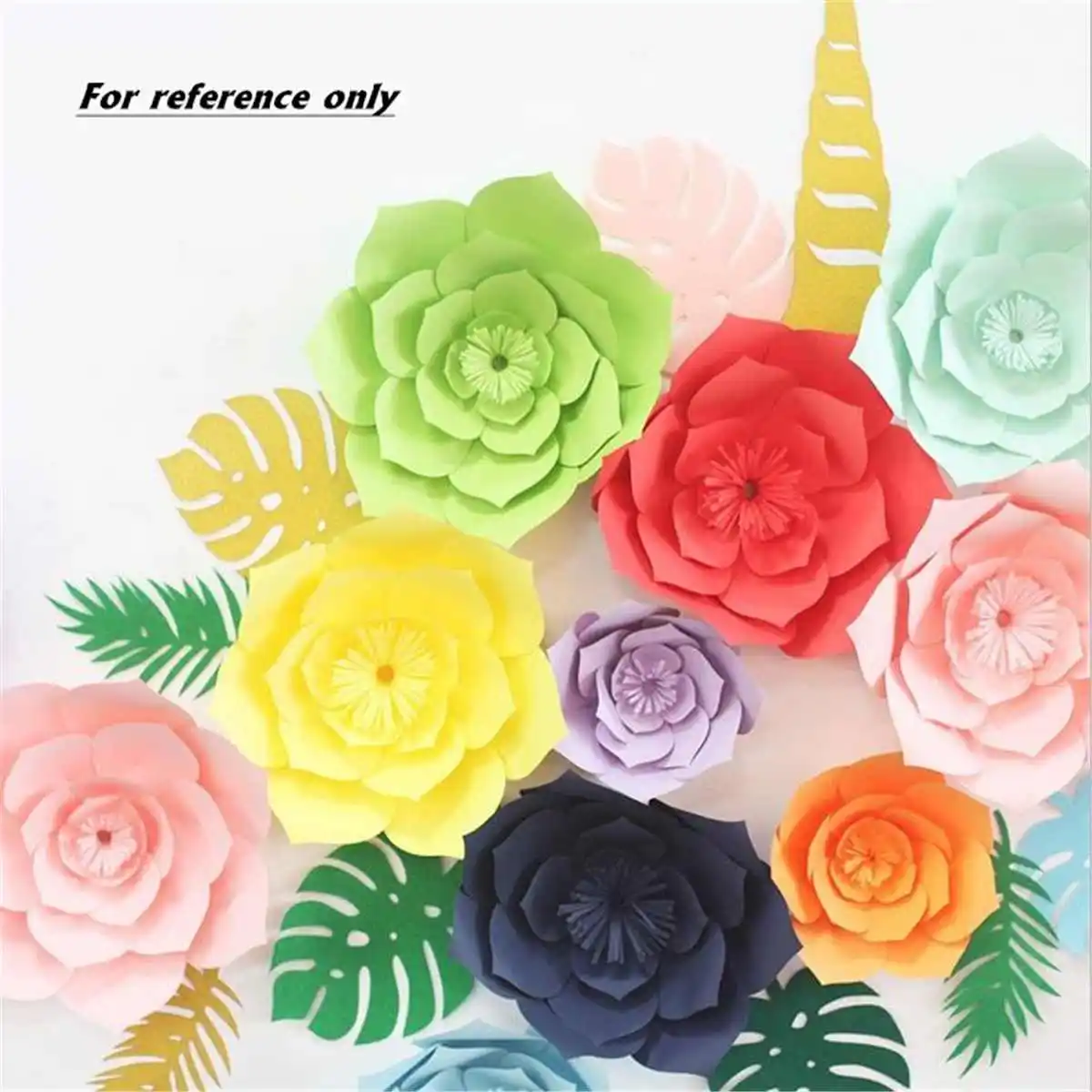 

1Pcs 40cm Paper Flowers Artificial Rose Flowers DIY Crafts Birthday Party Home Backdrop Wedding Decorations Event Supplies