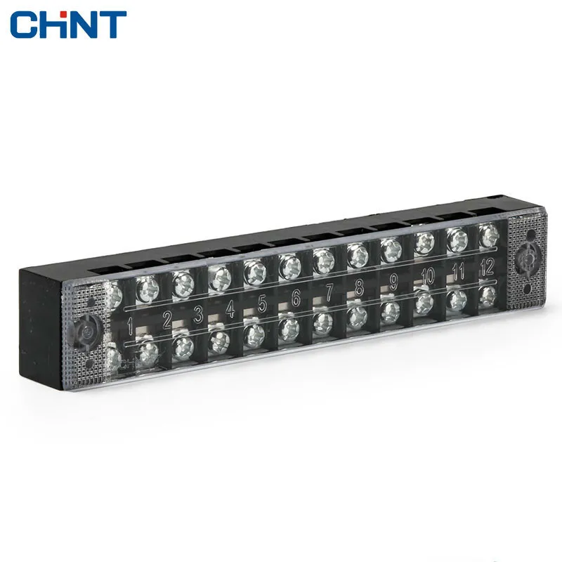 

CHINT Wire Connector TB-1512 Group Type Connection Row Connection Terminal Link Row 15A 12 Position