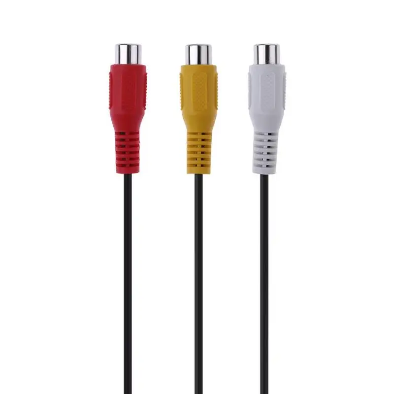 0 3 м USB мужчина к 3RCA гнездовой разъем адаптер Мужской AV аудио конвертер кабель