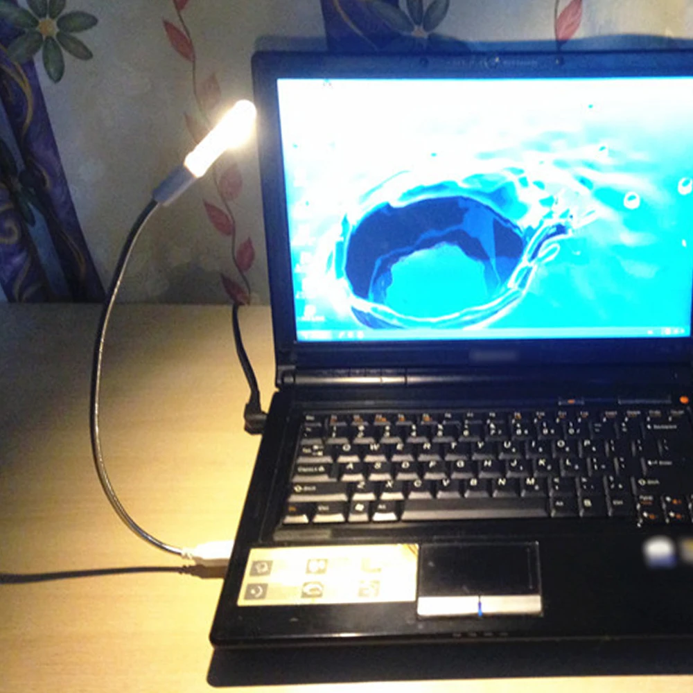 Портативная мини лампа USB 3 светодиода 5 В 1 2 Вт суперъярсветильник для чтения книг