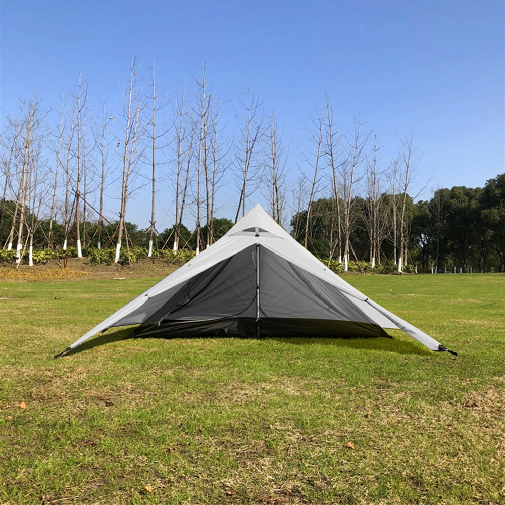 

2019 1 pcs Outdoor Ultralight Outdoor Camping type camping tent 2-3 Person Large Tent Backpacking Hiking Tents for four seasons