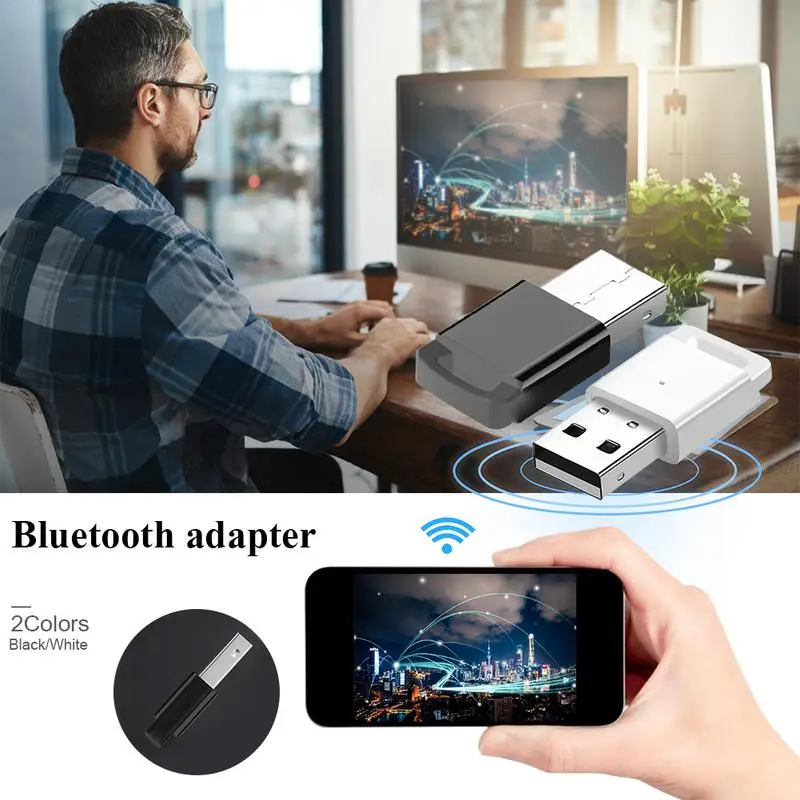 Bluetooth Adapter 2-in-1 Transmitter Mobile Computer Hifi Speaker Headphone Adapter Audio Bluetooth Adapter 2-in-1 Transmitter Mobile Computer Hifi Speaker Headphone Adapter Audio
