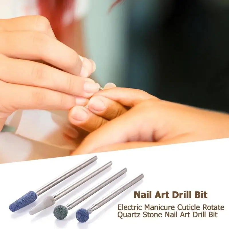 

1PC Nail Art Drill Bit Quartz Stone Rotate Electric Manicure Pedicure Machine Cuticle Cutter Polish Files Milling Tools