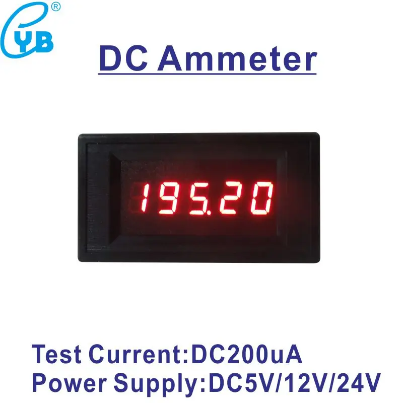 Dc Ammeter Dc 200ua Led Digital Current Meter Dc Ampere Meter Power