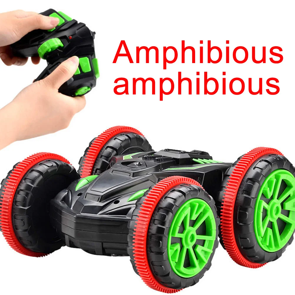 

Double-sided Stunt Four-wheel Remote Control RC Car ToyRadio Controlled Off Road Buggy Vehicle Waterproof Truck Amphibious