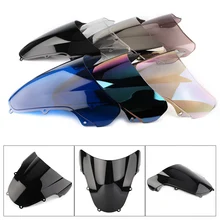 Pare-brise pour moto, Double bulle, pour Suzuki GSXR 600, GSX-R et 750 GSXR600, GSXR750, 2000-2003/ GSXR1000, 2001-2002, K1 et K2
