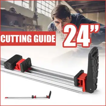 

24 inch Standard Aluminum Alloy Cutting Guide Protractors 620mm DIY Woodworking Table Saw Router Fence Cut Wood Working Tool