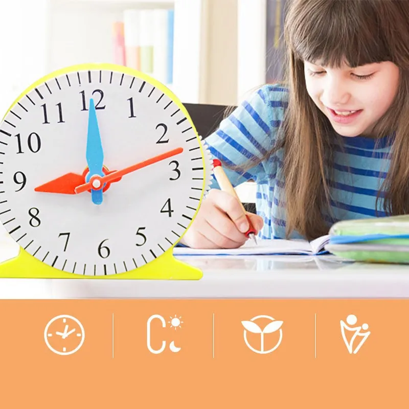  Learning Time Clock Early Education Toys For Children Baby Model Teaching Baby Born Intelligence To - 33002462908