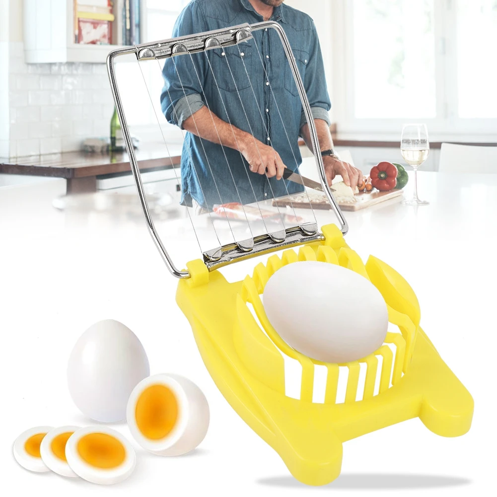 Egg Slicer with Stainless Steel Wires Strawberry Cheese Cutting Slicing Gadgets Cooking Tools | Дом и сад