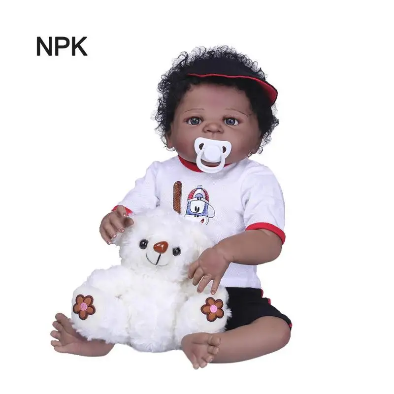 

NPK 56cm Simulation Doll Lifelike Vinyl Reborn Baby Doll Toys Kids Playmate