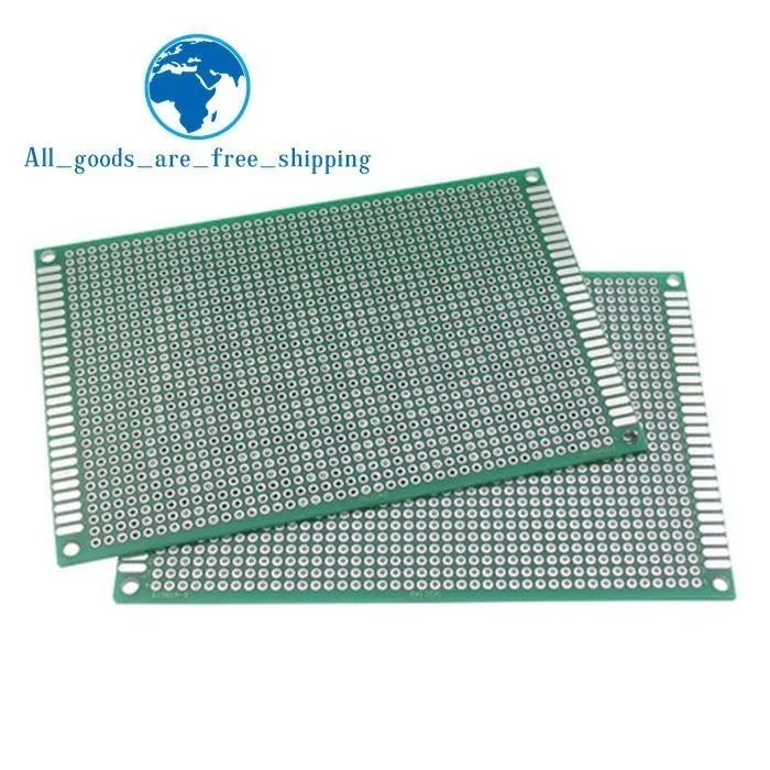 

5pcs 8x12cm 80x120 mm Double Side Prototype PCB Universal Printed Circuit Board Protoboard For Arduino