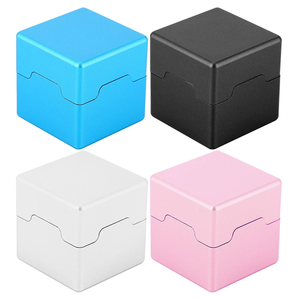 Mini Pool Billiard Cue Chalk Holder Aluminum Portable Cue Tip Chalk