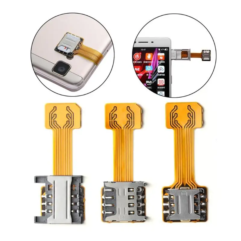 Гибридный двойной адаптер ALLOYSEED с двумя слотами для sim карт Micro SD TF Xiaomi Android