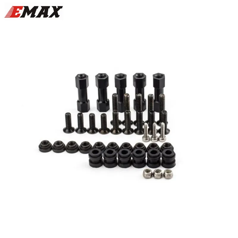 

News Emax Buzz Spare Part Complete Hardware Kit Screw & Vibration Dampeners for RC Remote Control Toys Spare Parts Accs