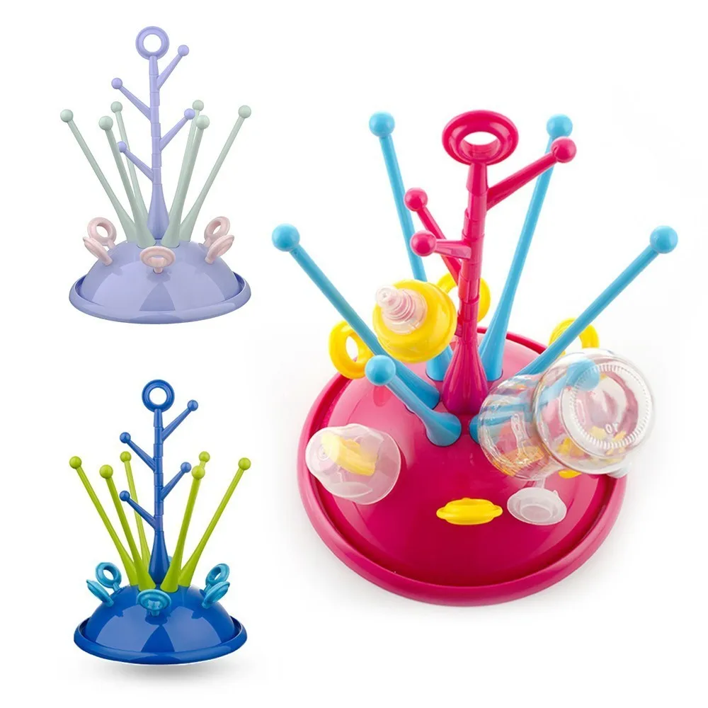 

Baby Bottle Dryer Feeding Bottles Shelf PP+ABS Healthy Bottle Drainer Pacifier Holder Baby Bottle Cups Drying Rack