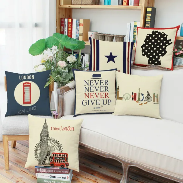 Best Price Linen pillow cover decorative cushion cover england style pillow case  living room bed chair seat waist cusion cover  45cm*45cm Best Price Linen pillow cover decorative cushion cover england style pillow case  living room bed chair seat waist cusion cover  45cm*45cm