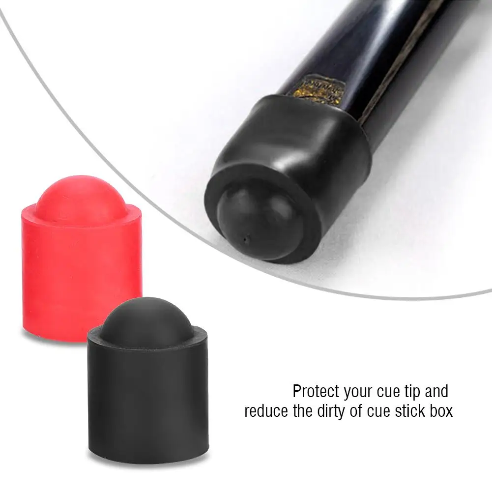 

10pcs/Lot Cue Rubber Protective Case Accessories 10Pcs Protector Rubber Bumper Billiard Cue Bumpers Snooker Pool