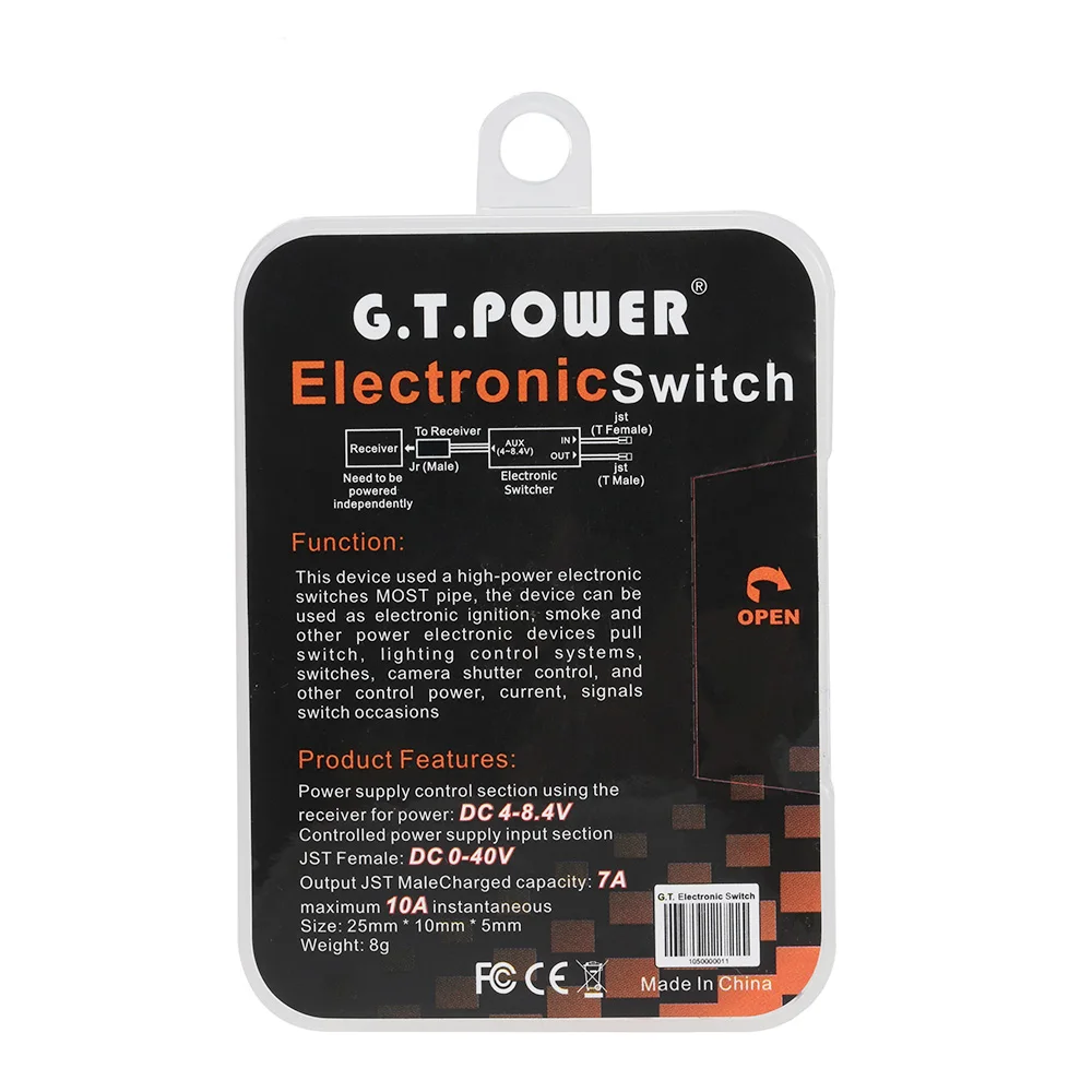 G. T. POWER высокое качество вкл. Выкл. Электронный переключатель для приемника RX электронные части Nitro RC автомобиль