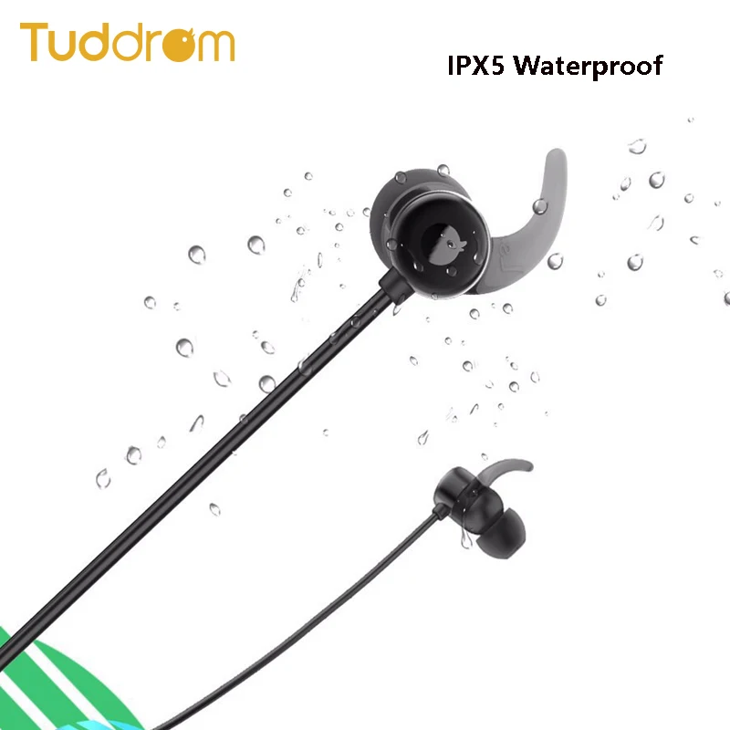 Новый маленький tuddrom Спорт Bluetooth гарнитура SP600 IPX5 Водонепроницаемый CSR BT4.1