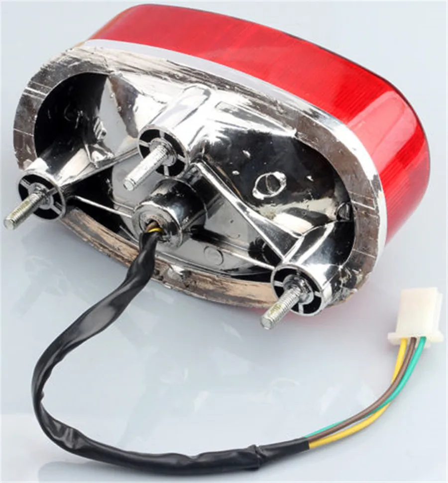 Красный задний стоп светильник для мотоцикла DC12V лампы Atv Quad 50cc 70cc 90cc 110cc 150cc 200cc 250cc
