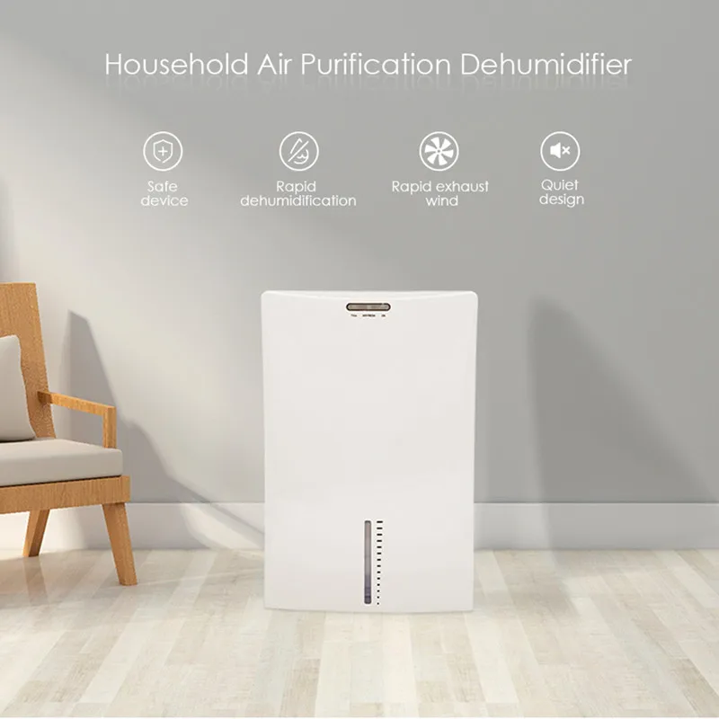 

2L Household Air Purification Dehumidifier Semiconductor 60W Dehumidifying Machine High Power Operated with Low Noise