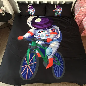 

Boxer skateboarder Digital print Bedding Set Quilt Cover Design Bed Set Bohemian a Mini Van Bedclothes 3pcs BE1292