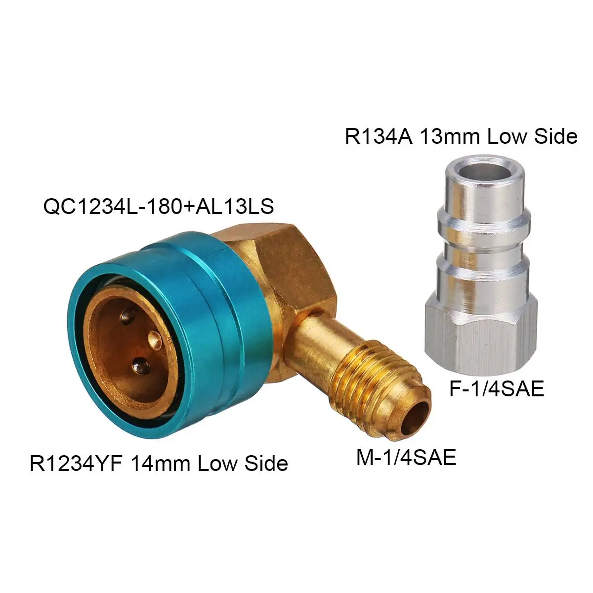R1234YF к R134a низкая сторона БЫСТРОРАЗЪЕМНАЯ муфта адаптеры автомобильный Кондиционер фитинг