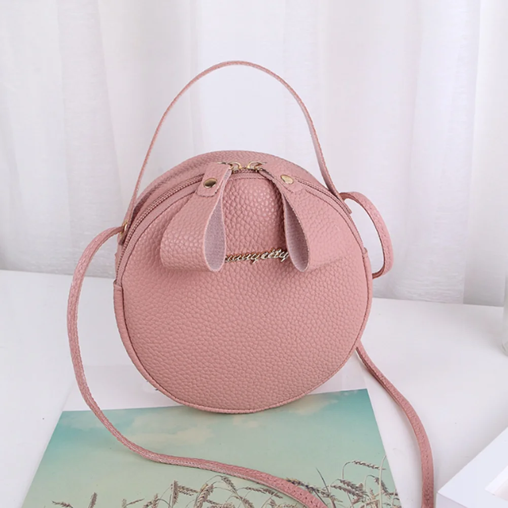 Mini Circular Letter Handbag For Women 2019 Luxury Designer Zipper Shoulder Bag 