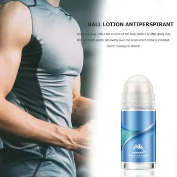 

50ml Ball Body Lotion Antiperspirants Sports Refreshing Underarm Deodorants Roll on Bottle Women Men Fragrance Smooth Perfumes