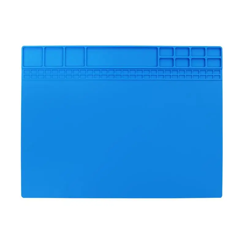  40*30cm Heat Insulation Silicone Pad Desk Mat Maintenance Platform Electrical BGA Soldering Repair 