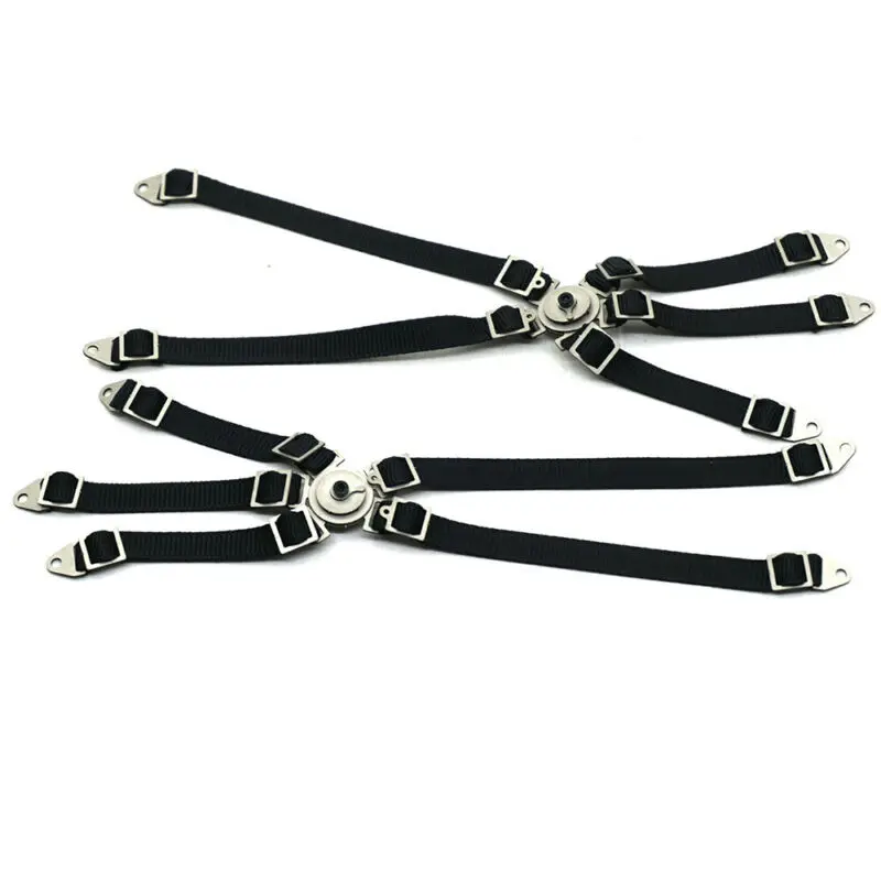 

2pcs Car Vehicle Safety Seat Nylon Belt Restraint Harness For 1/10 RC Car Wraith