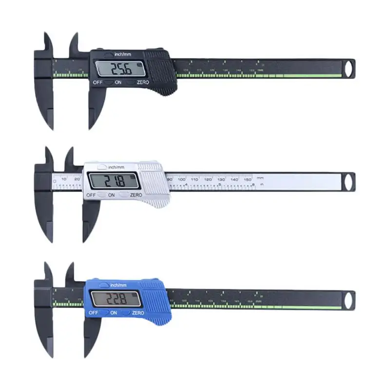 

0-6 Inches Tool Precision Electronic Digital Caliper Pachymeter with LCD Screen Inch/Millimeter Conversion 150 mm Measuring Tool