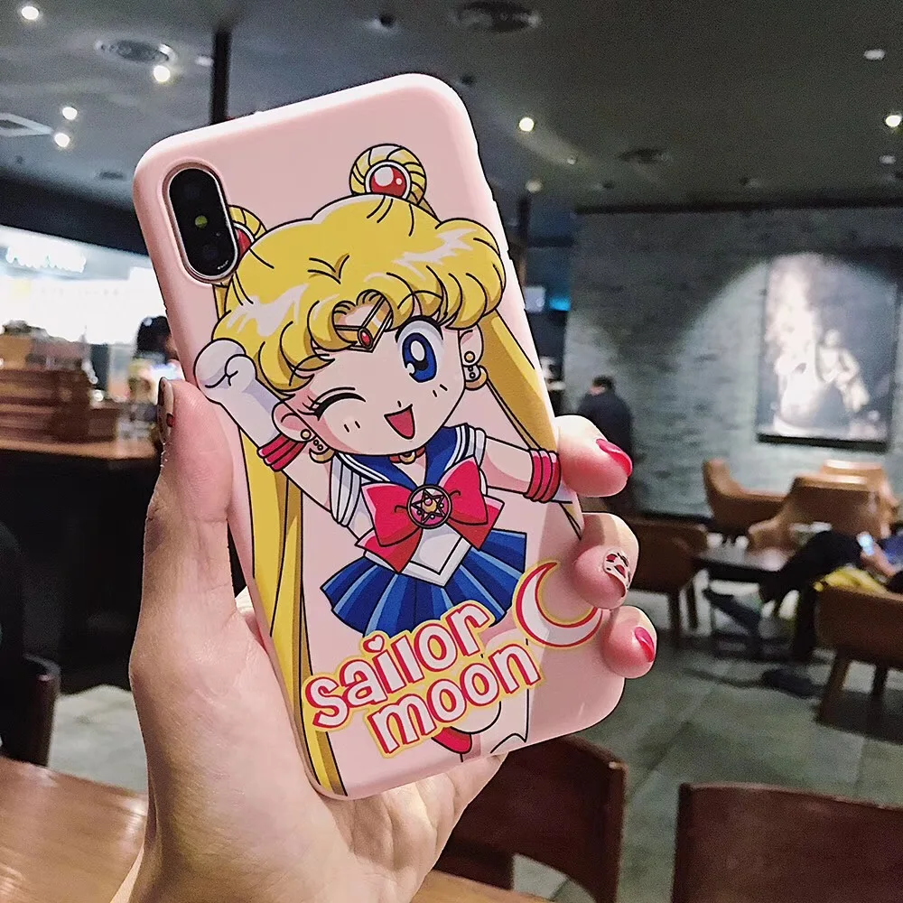 Японский милый чехол с изображением моряка Муны для iPhone11 Pro Xsmax 78plus 6s SE2020 XR