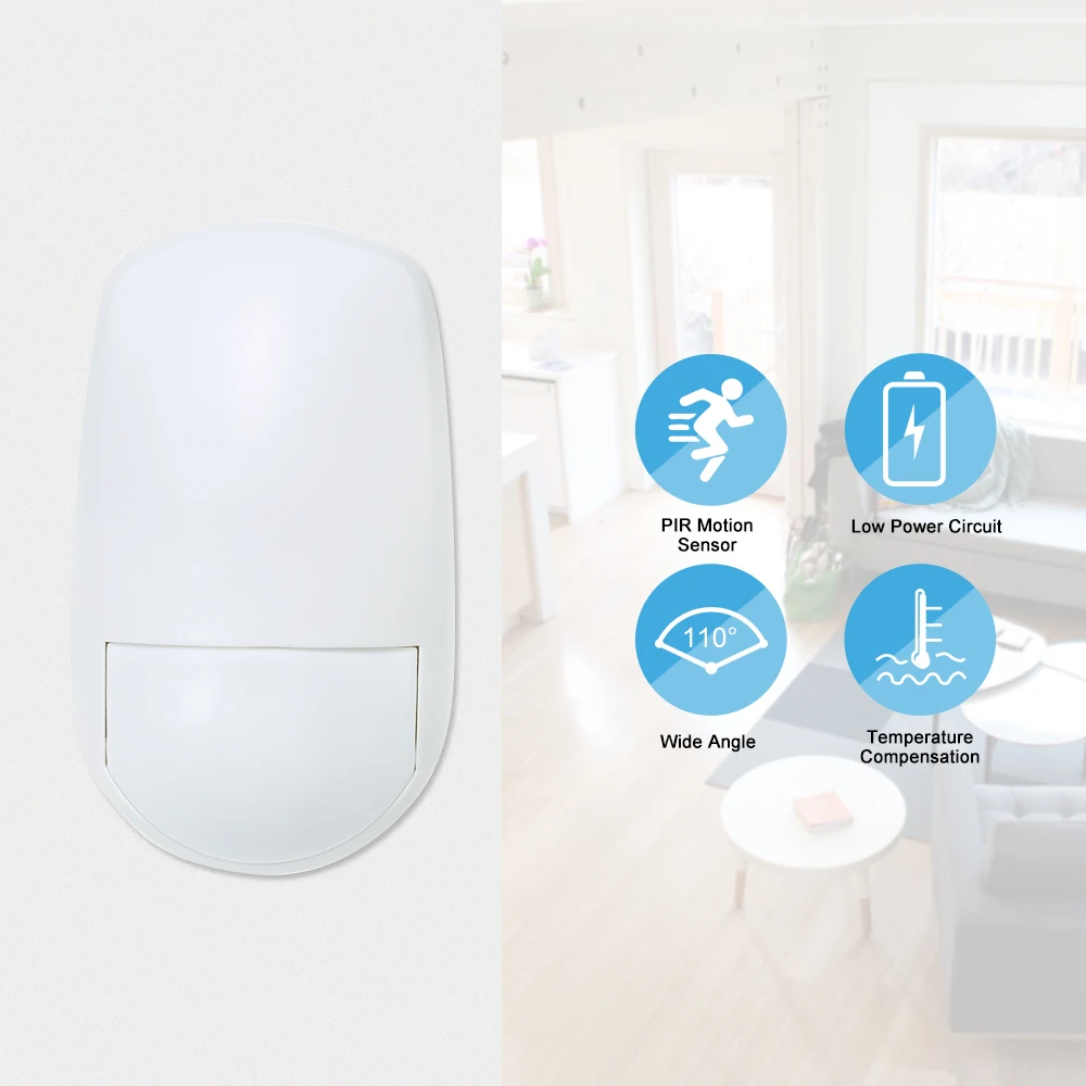 

PIR Wireless Dual Infrared Detector 433Mhz RF PIR Motion Sensor for SONOFF Smart Home Automation Security Alarm System